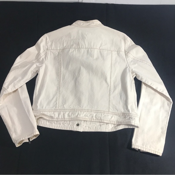 Gap Cream Jean Jacket Vintage 100% Cotton size Small - Picture 7 of 7